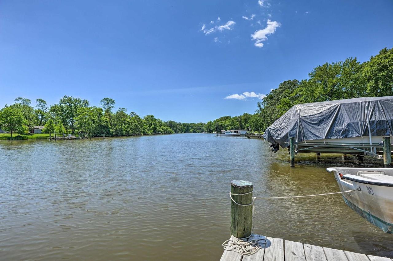 Waterfront Annapolis Home Fire Pit And Fishing Pier 外观 照片